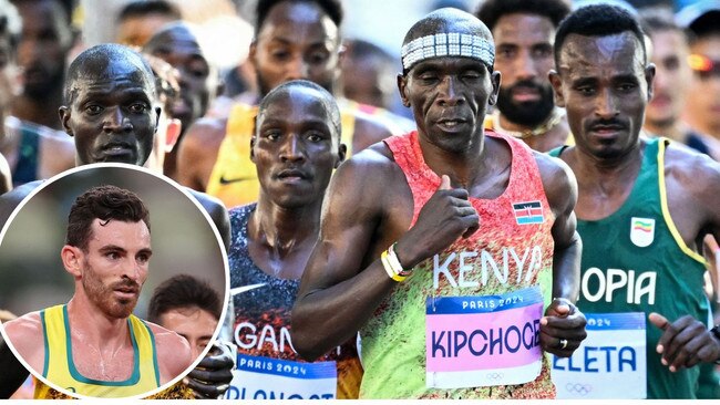 The Paris Olympics men's marathon made history for these two men - for different reasons.