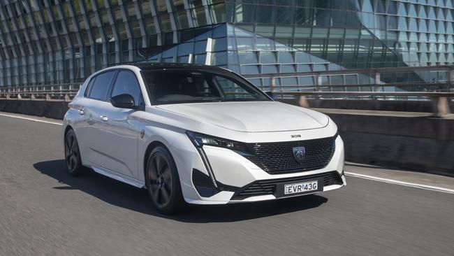 The Peugeot 308 GT Sport PHEV can drive up to 60km on pure electric power.