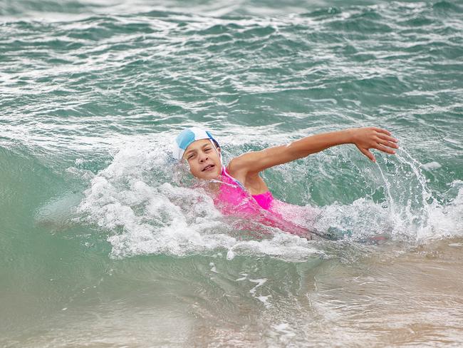 Maximo Diblasio trains at South Maroubra. Picture: Monique Harmer