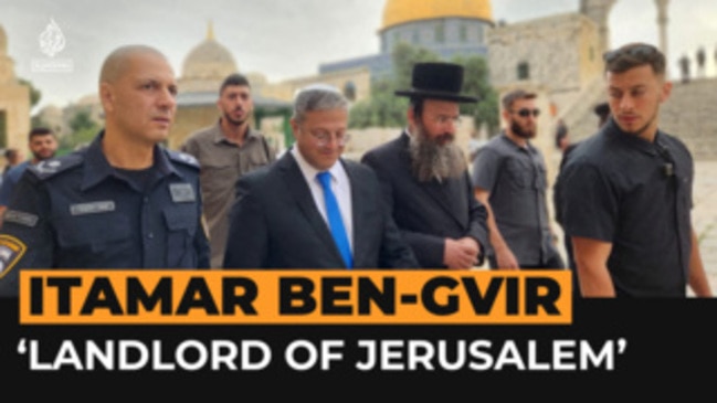 Israel’s Itamar Ben-Gvir calls police ‘landlords’ of Jerusalem