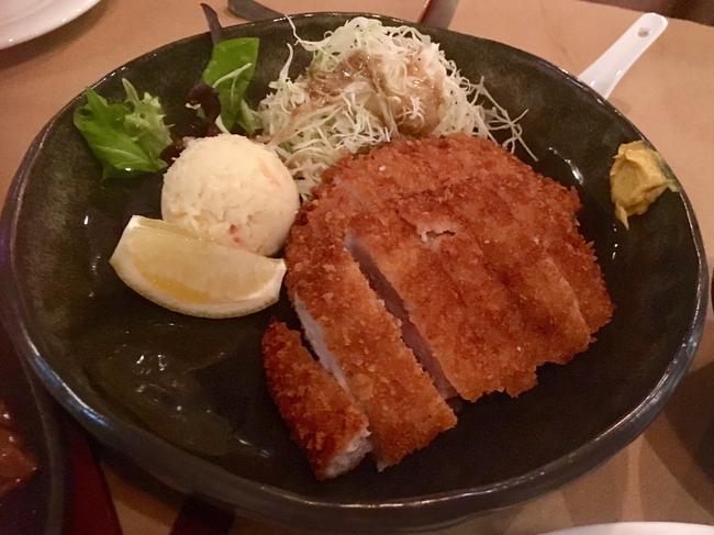 Pork katsu at Nagomi in Hutt St. Picture: Supplied