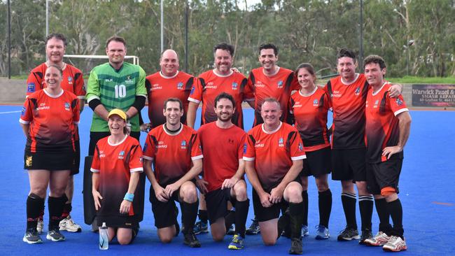 BACK-TO-BACK: Red Schwars are victorious in their title defence at the Condy Vets carnival, defeating the Newtown Tigers 2-0.