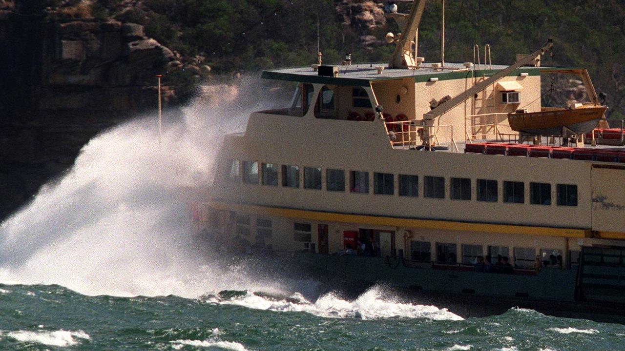 Manly Ferry services disrupted by heavy swell