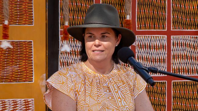 Chief Minister Natasha Fyles. Picture: Peter Eve / Yothu Yindi Foundation