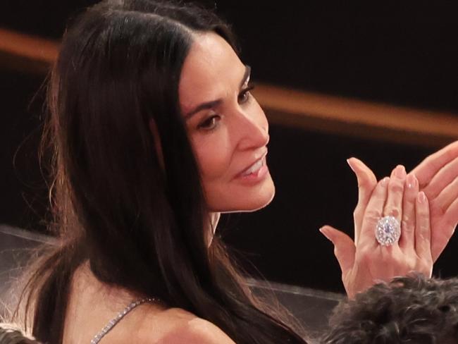 Demi Moore, Jack Antonoff at the 97th Oscars held at the Dolby Theatre on March 2, 2025 in Hollywood, California. (Photo by Rich Polk/Penske Media via Getty Images)