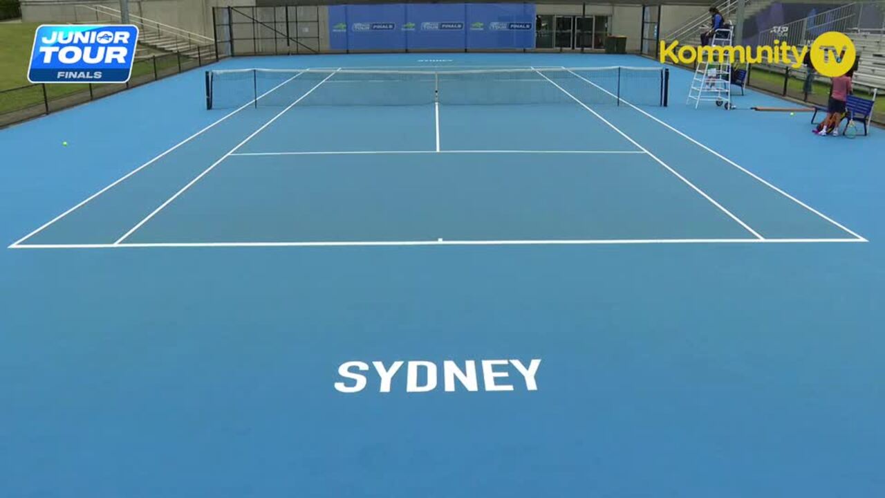 Replay: William Wang v Denby Sharpe (U12 Boys Singles) 2024 Tennis Australia Junior Tour Masters U12, U14