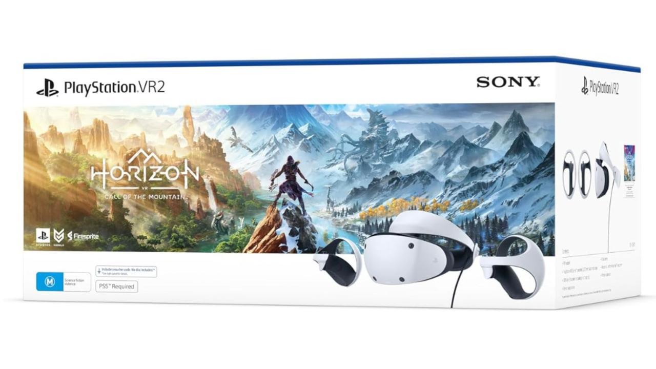 PlayStation VR2 Horizon Call of the Mountain Bundle Pack. Picture: Amazon