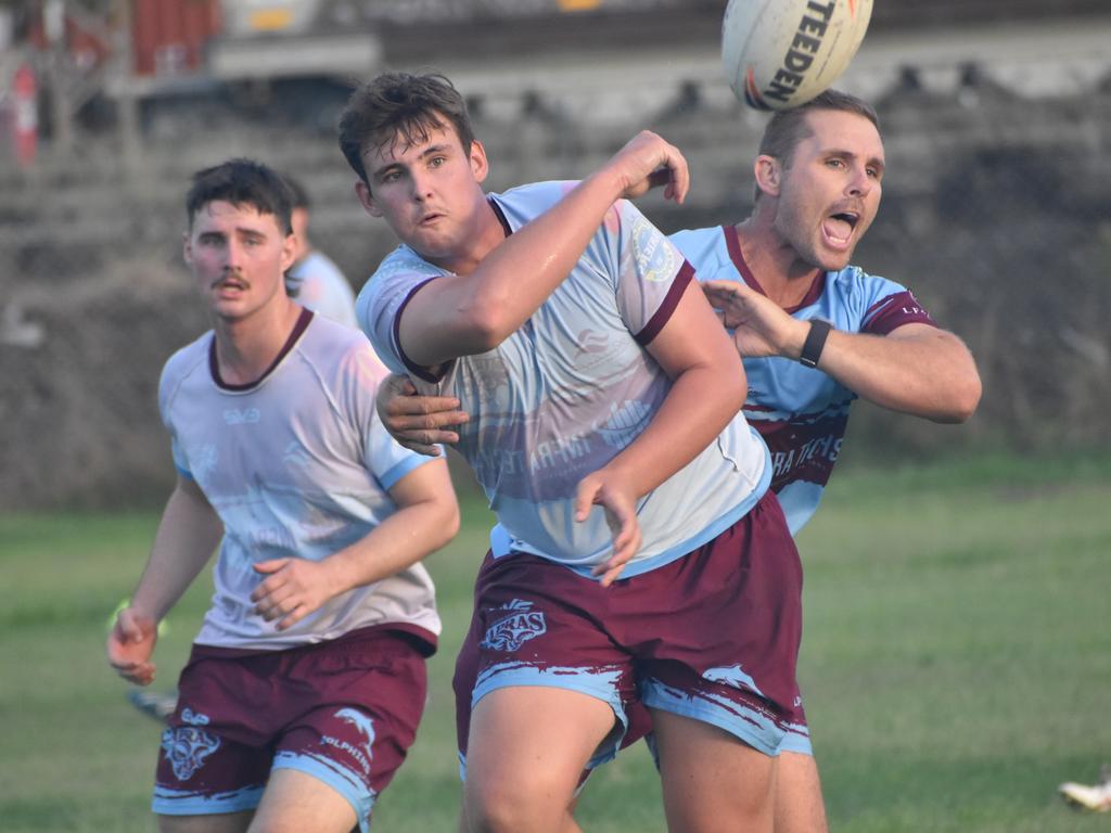 CQ Capras under-19 squad at a pre-season training session at Kettle Park, Rockhampton, on December 18, 2024.