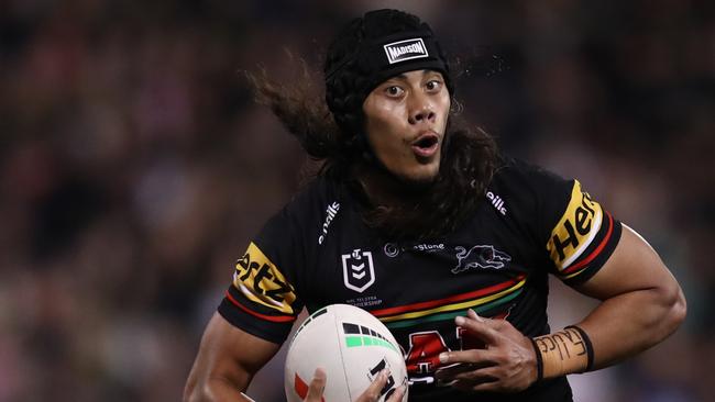 Jarome Luai was involved in plenty against the Storm. (Photo by Jason McCawley/Getty Images)