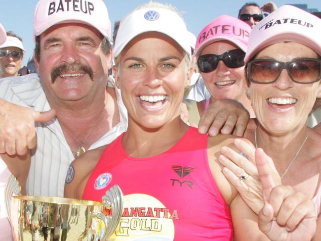 Hayley Bateup at the finish of the Coolangatta Gold in 2006 for Gold Coast Eye, My Favourite Picture