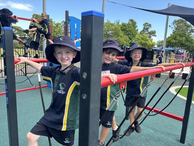 The Prep students of Xavier Catholic College during their first week at school.