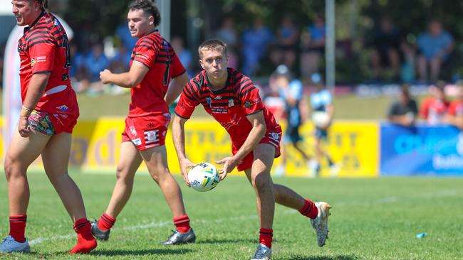 Jimmy McCombie in action fro Byron. Picture: DC Sports Photography