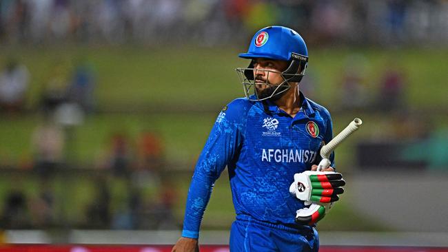 Afghanistan’s World Cup dreams are done and dusted. (Photo by Chandan Khanna / AFP)