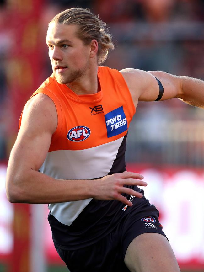 Harry Himmelberg was the AFL’s best kick for goal last season.