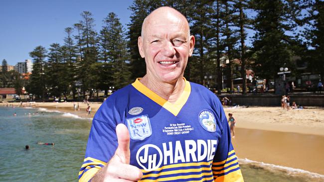 Eels legend Peter Wynn is grateful for the love he still receives from fans. Picture: Adam Yip / Manly Daily