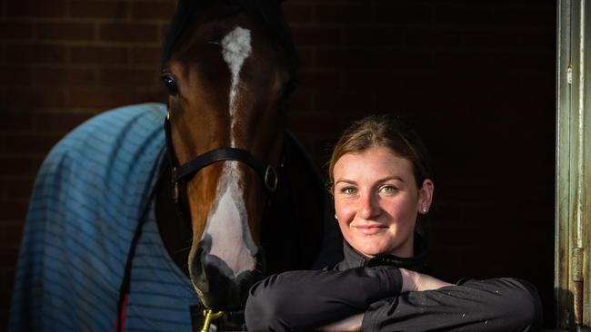 Jamie Kah became the first jockey to rise 100 winners in a racing season. Picture: Jason Edwards