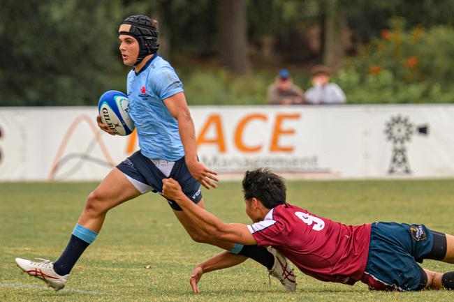 Super Rugby Under-16s action between NSW and Queensland. Picture courtesy of James Auclair.