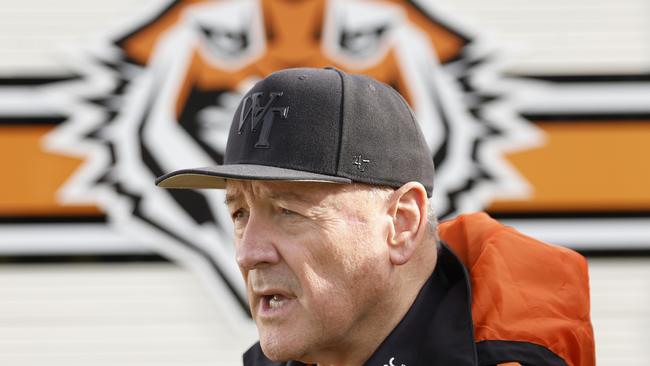 Wests Tigers head of football, Tim Sheens, has denied the club has given up on the 2022 season. Picture: Getty Images.