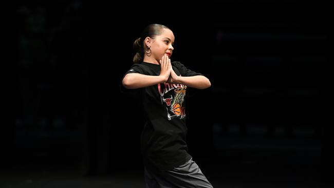 Age 7 to 12 Hip Hop Solo. Bailey Hudson. Picture: Shae Beplate.