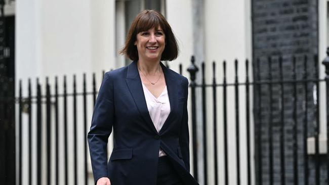 Britain's new Chancellor of the Exchequer Rachel Reeves leaves 10 Downing Street. Picture: AFP