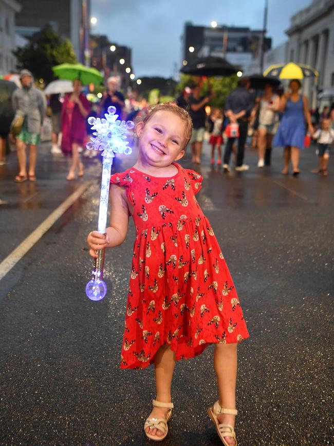 BEST PHOTOGRAPHS 2022. Evan Morgan. Christmas in the City. Paige Marinic, 4. Picture: Evan Morgan