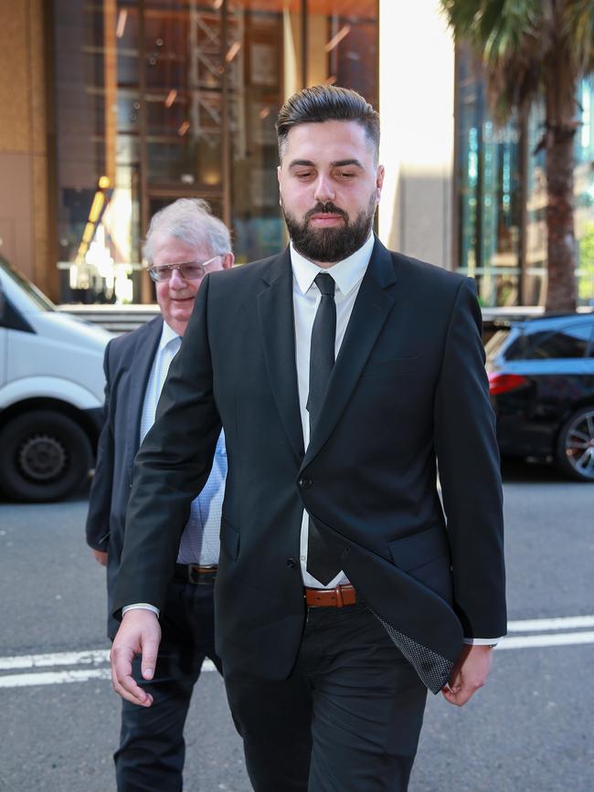 Patrick Thomas Angeli outside the Supreme Court on Tuesday. Picture: Justin Lloyd