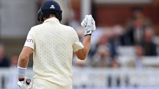 A frustrated Root trudges off after being dismissed.