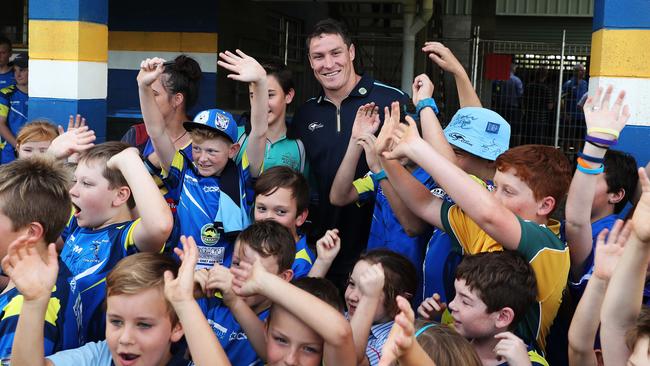 NSW Josh Jackson during the NSW State of Origin visit at Murwillumbah Leagues Club. Picture: Brett Costello