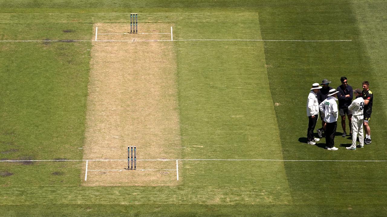 Cricket Australia has warned the MCG curators not to overcorrect after the Sheffield Shield match was abandoned.