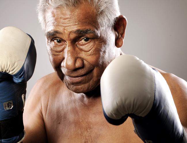 Boyd Scully was a boxer, trainer and administrator and the first indigenous person to receive life membership from Boxing Australia. Picture Daniel Hartley-Allen