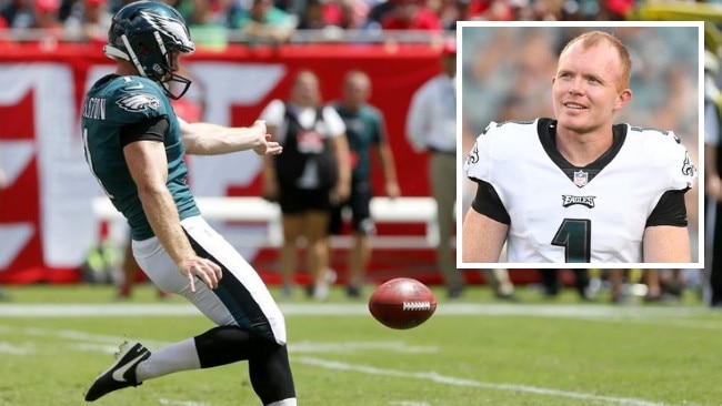 Aussie punter Cameron Johnston is enjoying a stunning start in Philadelphia.