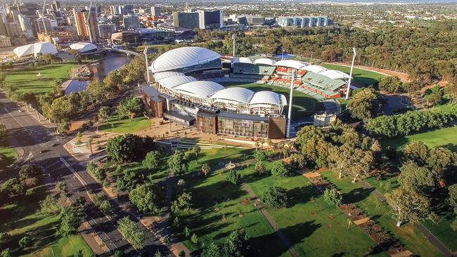 A concept image of the Adelaide Oval Hotel.