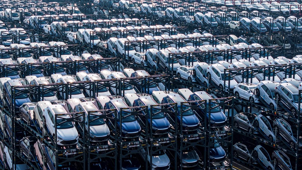 China is heavily subsidising its EV makers to drive down prices. Picture: AFP