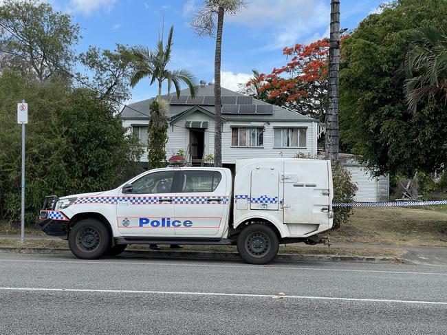 A crime scene has been declared at a Sarina home as police investigation the cause of a fire early November 19. Picture: Fergus Gregg