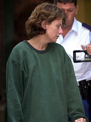 Kathleen Folbigg outside court after having bail refused on April 23 2001