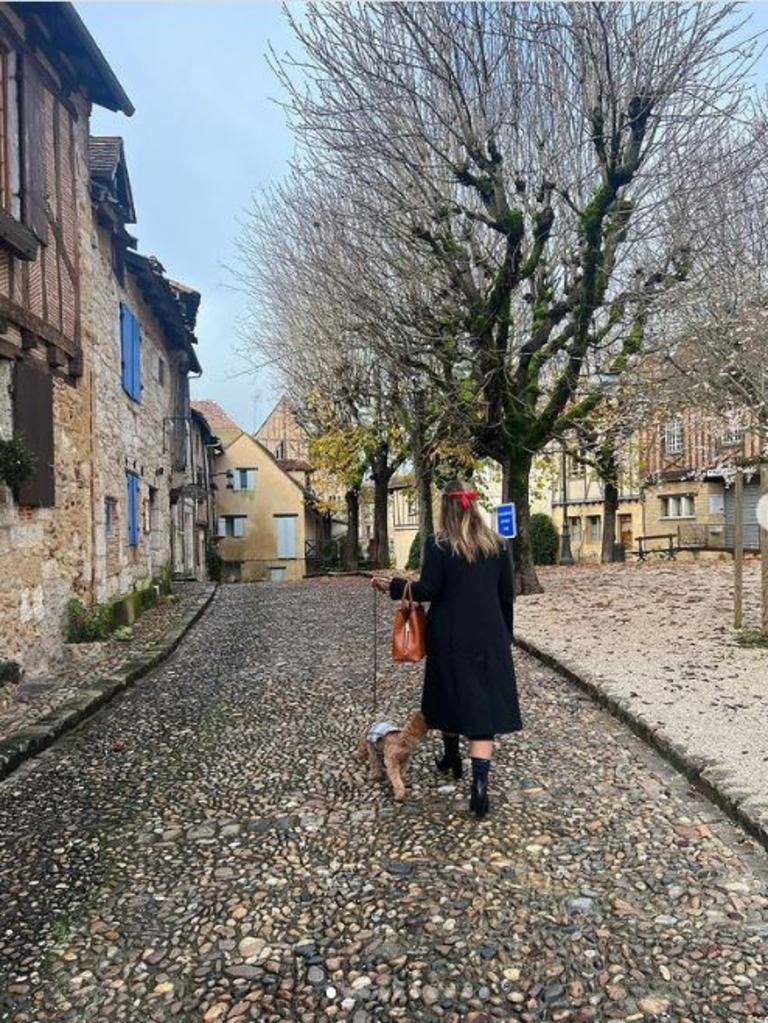 The snaps detail her new life in France. Picture: Instagram