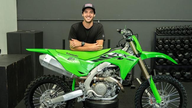 Joel Evans died in a motocross accident on April 27.