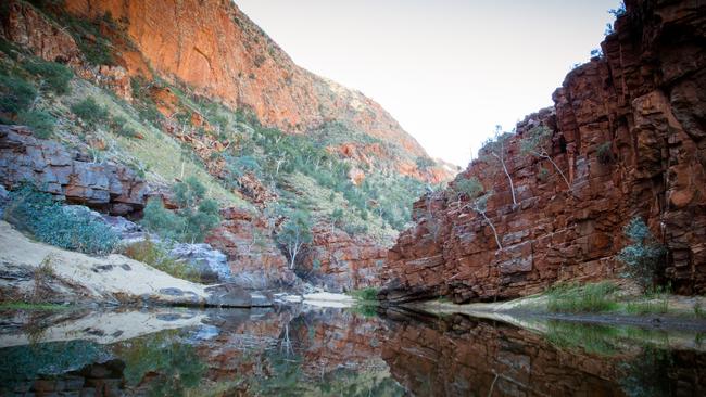 Central Australia is as equally beautiful as it is deadly. This is the impressive views of Ormiston Gorge in the West MacDonnell Ranges in Northern Territory