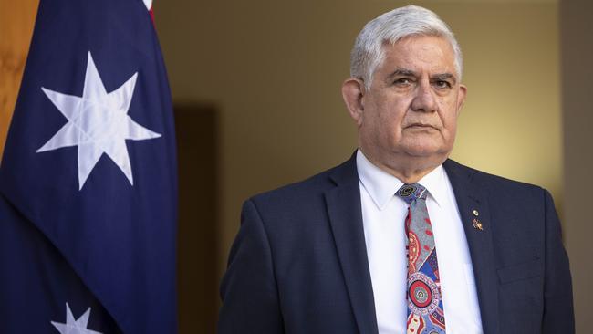 Minister for Indigenous Australians Ken Wyatt announcing and releasing the National Agreement on Closing the Gap at press conference in Parliament House on Thursday. Picture: NCA NewsWire / Gary Ramage