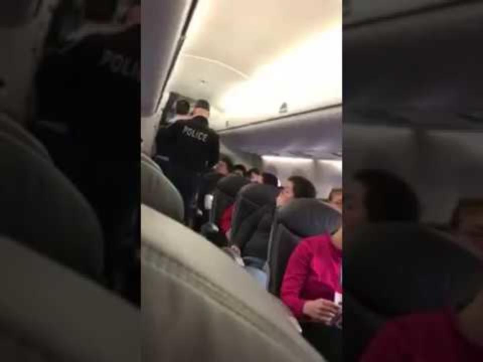 New Video Shows United Passenger Moments Before He Was Pulled Off Flight 3411