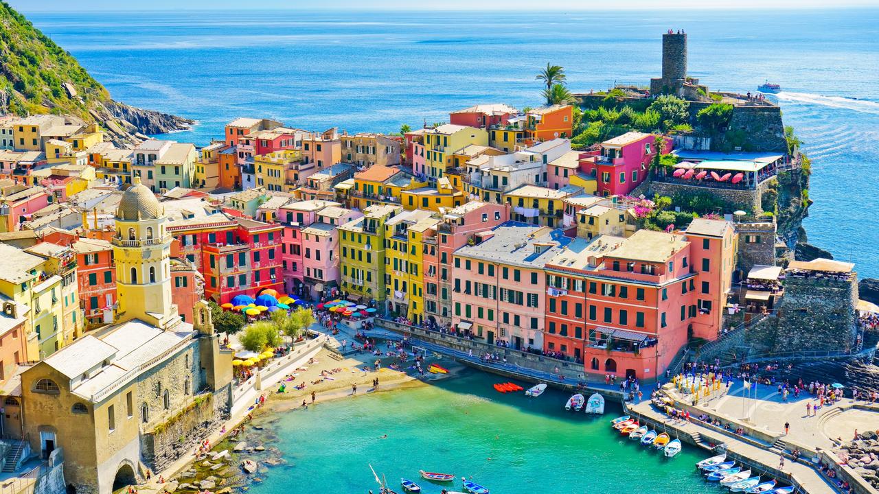 Thongs are out in Italy’s Cinque Terre. 