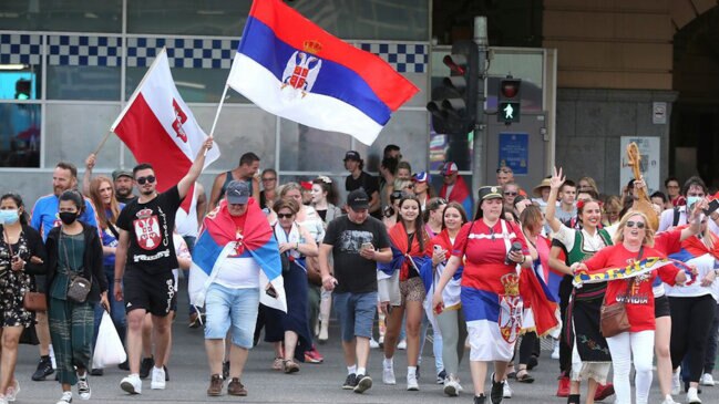 Djokovic fans celebrate after Australian judge orders release from detention