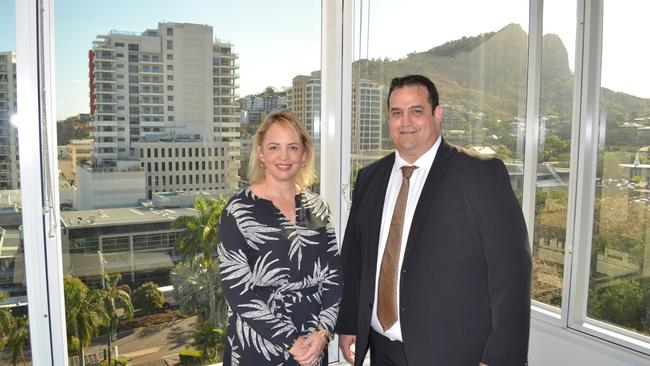 David Minuzzo with superannuation partner Julie Dolan in KPMG's Townsville office.