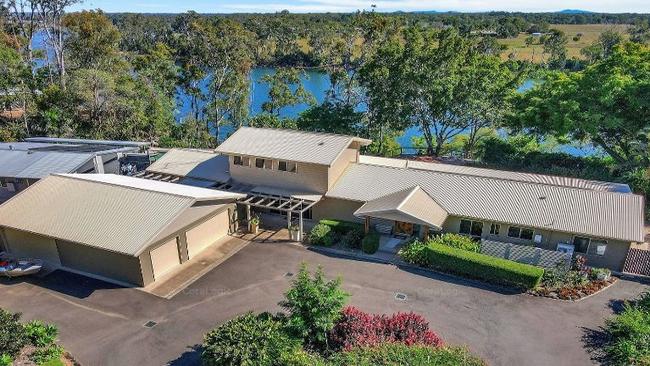 Like some other homes along the river, 478 Branyan Drive has its own pontoon. Photo: CoreLogic