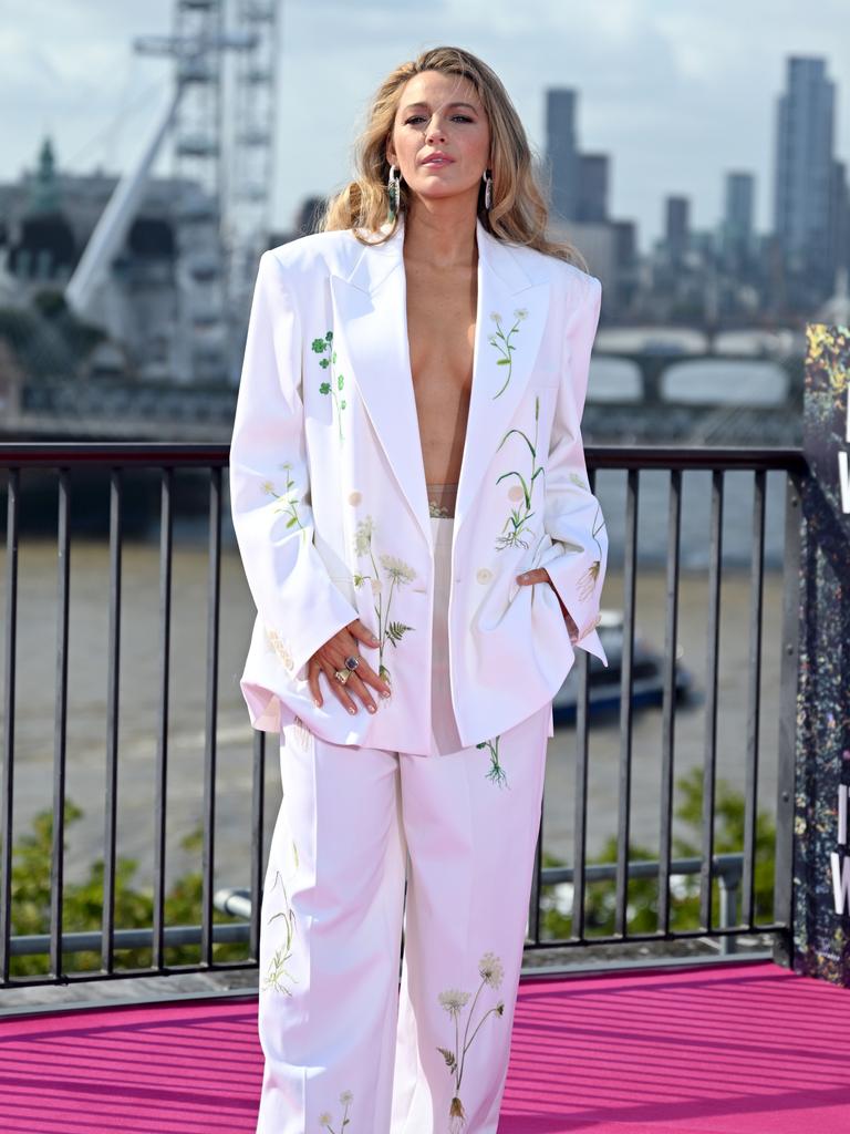 She has really stuck to florals in theme with her florist character Lily Bloom. Picture: Gareth Cattermole/Getty Images