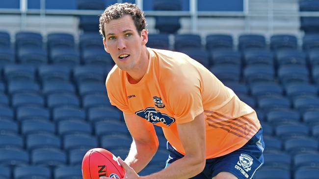 Darcy Fort’s VFL form has the ruckman on the cusp of an AFL debut with Geelong. Picture: Stephen Harman.