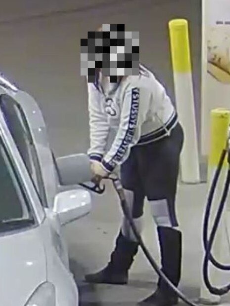 This driver was captured on CCTV in April 2021 at Angle Park Picture: SA Police