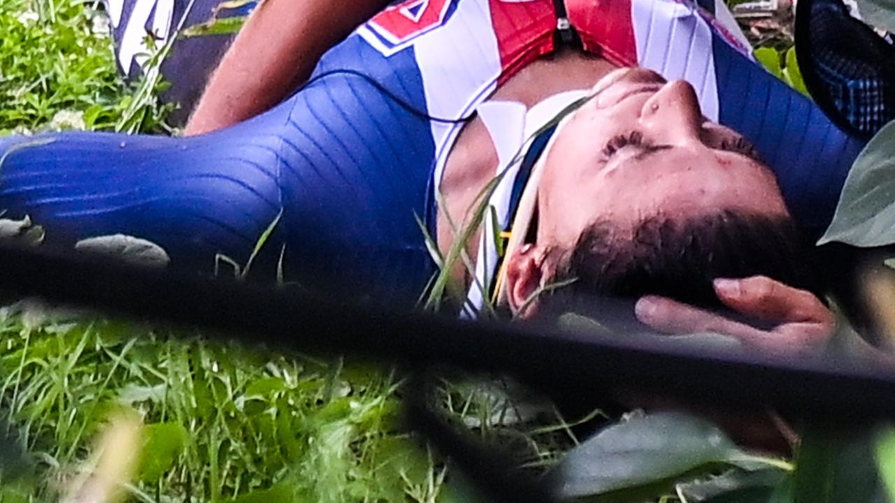 Cycling News Chloe Dygert Crash Video Condition Footage 4573