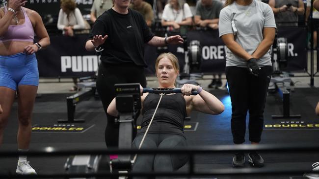 10000 athletes put their fitness to the test in a massive Hyrox competition this weekend (14-15 Dec) at Melbourne Exhibition and Convention Centre. Picture Valeriu Campan