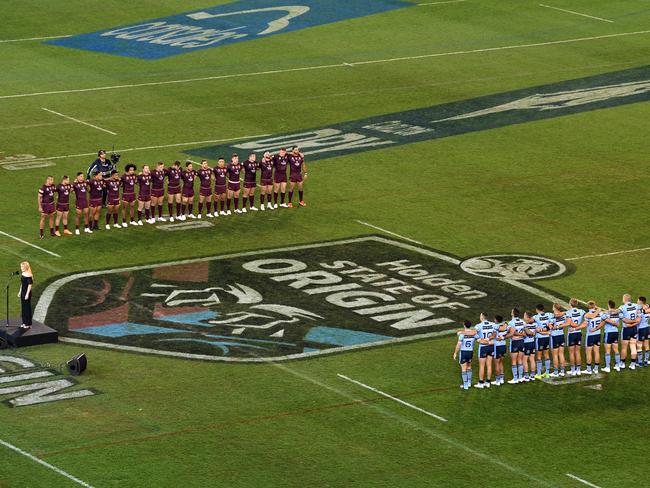 Johnathan thurston says it’s time for a referendum on the national anthem. Picture: AAP Image/Joe Castro